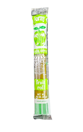 Joray fruits rolls sour apple .75oz