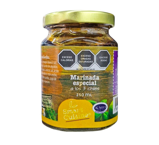 Smart cuisine marinada especial 3 chiles 250 ml