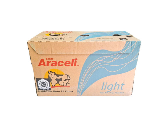 Araceli leche ligth caja 12 pzas