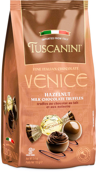 Tuscanini Chocolate Truffles Hazelnut Milk 5.4 Oz