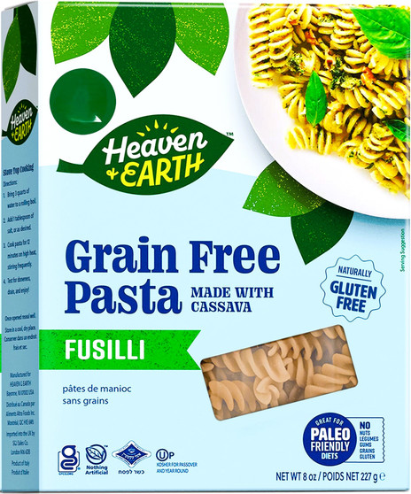 H&E Pasta Cassava Fussilli 8 Oz