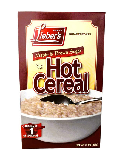 Liebers Hot Cereal Maple & Brown 285 Grs