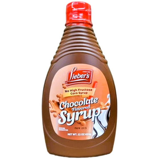 Liebers Chocolate Syrup Flavored 624 Grs