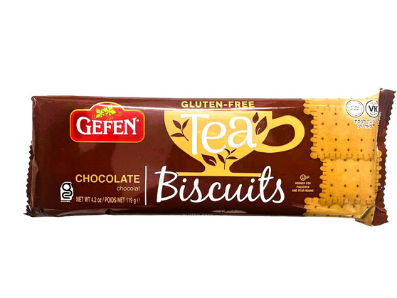 Gefen Tea Biscuits Chocolate 4.2 Oz