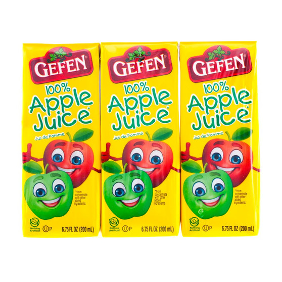 Gefen Apple Juice 200 Ml 3 Pack
