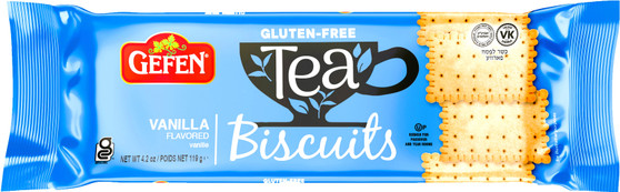 Gefen Tea Biscuits Vanilla 119 Grs