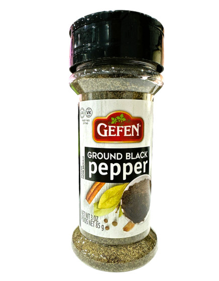 Gefen Spice Black Pepper Cround 3 Oz