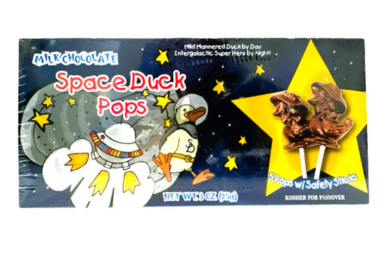 Holiday Milk Chocolate Space Duck Pop