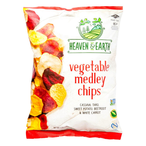 Heaven & Earth Vegetable Medley Chips 140 Grs