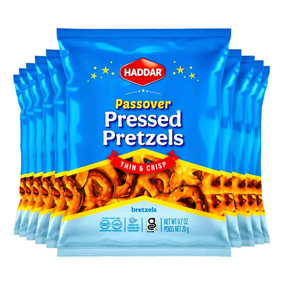 Haddar Pressed Pretzels 20 Grs