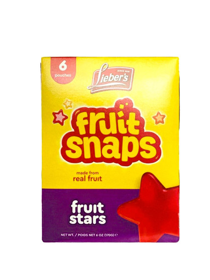 Liebers Fruit Snap Fruit Stars 170 Grs