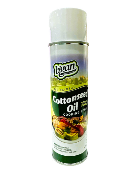 Bgan Cottonseed Oil Cooking Spray 14 Oz