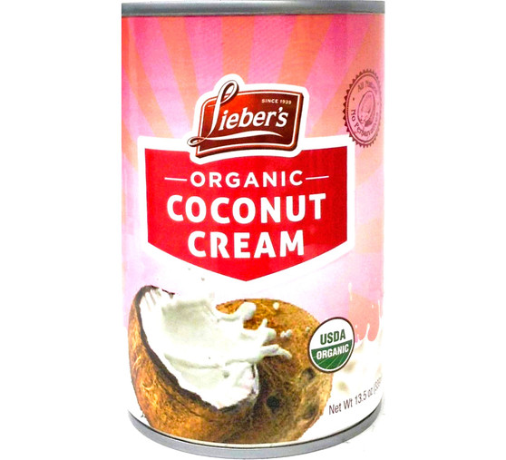 Liebers Organic Coconut Cream 13.5 Oz
