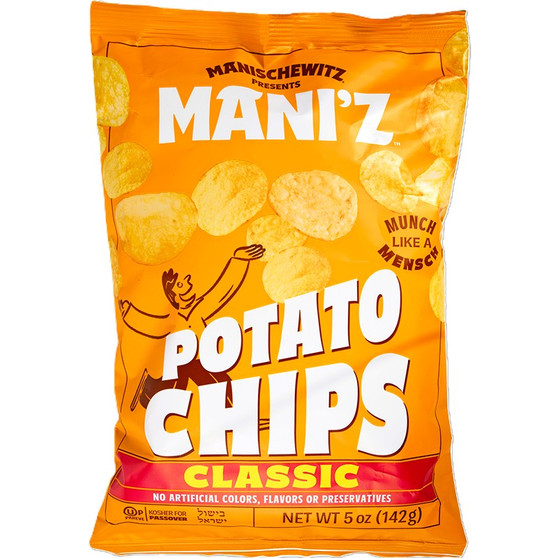 Manischewitz Chips Potato Original Soz