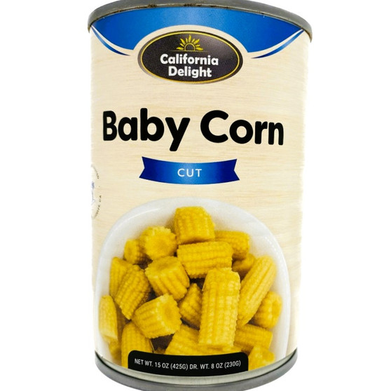 California Delight Cut Baby Corn 15 Oz