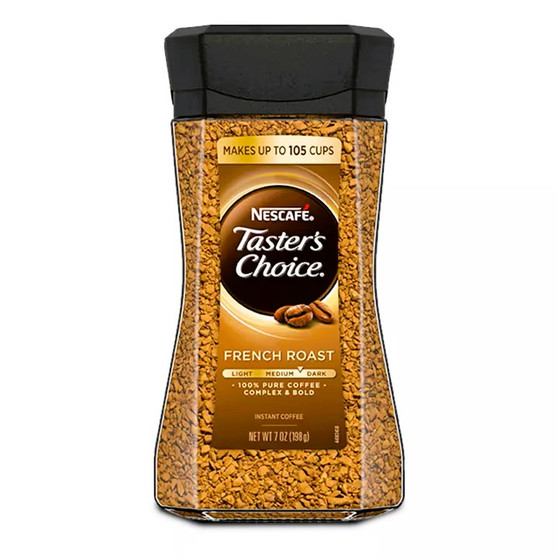 Nescafe Tasters Choice French Roast 4 Pack 7 Oz 