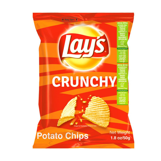 Lays chips potato crunchy 1.8 oz