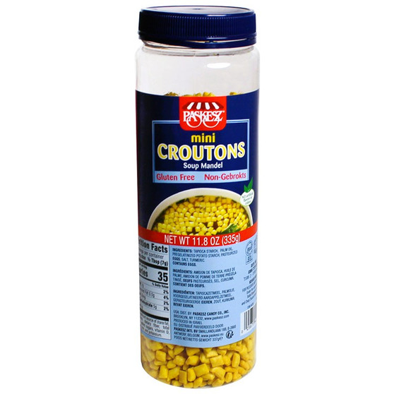 Paskesz jar mini soup crouton 11.9 oz