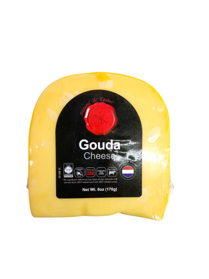 Natural & Kosher european gouda wedge 6 oz