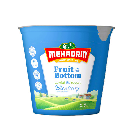 Mehadrim Fruit Bottom Blueberry 6 Oz