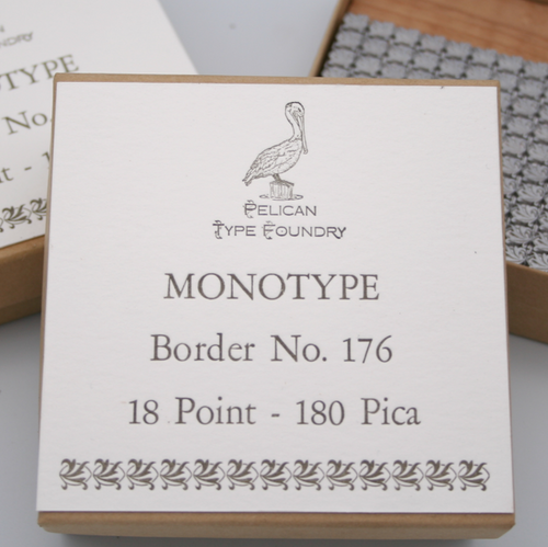 Monotype Border # 176