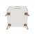 Manhattan Comfort Rockefeller 2.0 Mid-Century Modern 2-Drawer Nightstand in Off White