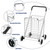 Portable Folding Shopping Cart Utility for Grocery Laundry