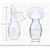 100ml Silicone Manual Control Breast Pump Breast Milk Collector Fixer Neonatal Nursing Pump Baby Breastfeeding Bottle