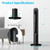 42 Inch 80 Degree Tower Fan with Smart Display Panel and Remote Control