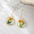 Artificial Flower Plant Drop Dangle Earrings For Women Dried Flower Leaf Pendant Ear Jewelry