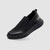 FitVille Men's BriskWalk Recovery Slip-On Shoes - Black