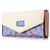 Women Wallet Soft Leather Trifold Clutch Purse Lady Long Purse Credit Card Holder Organizer Phone Pouch with Zipper Pocket