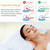 Cooling Memory Foam Pillow Ventilated Soft Bed Pillow with Cooling Gel Infused Memory Foam Heat Moisture Reducing Cooling Fiber Breathable Machine Washable