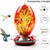  Garden Hummingbird Feeder with Perch - Hand Blown Glass