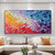 Handmade Oil Painting Original Oil Painting On Canvas Large Wall Art Abstract Colorful Feathers Painting Custom Painting Office Living room Bedroom Wall Decorative Painting