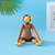 Creative Cartoon Wooden Monkey Mobile Phone Bracket Exclusive For Lazy People