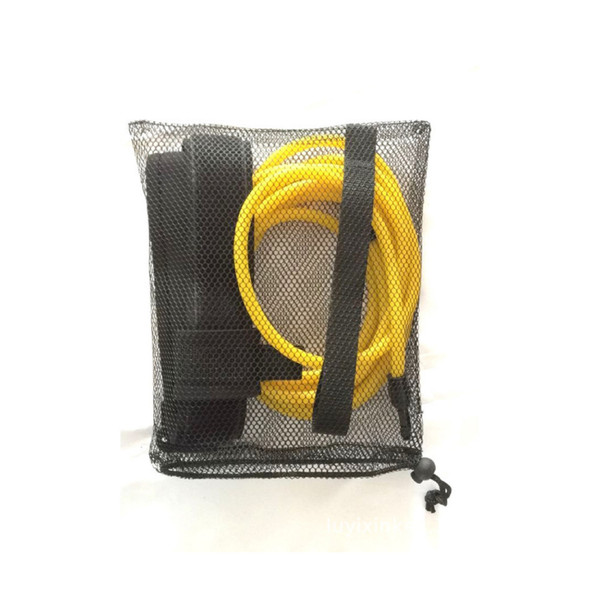 4m Swimming Elastic Training Belt Resistance Safety Strap With Mesh Packaging; Swimming Training Accessories