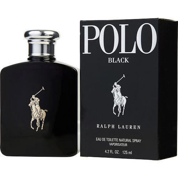 POLO BLACK by Ralph Lauren EDT SPRAY 4.2 OZ