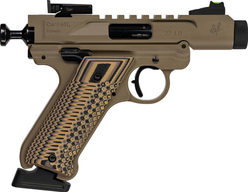 Volquartsen Firearms Mini Mamba Semi-Automatic Pistol, Flat Dark Earth - Black Mamba