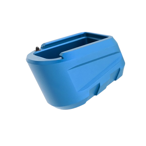 Tyrant CNC Magazine Extension 9mm Sig P365 X Macro 3rd Round, Blue Aluminum - TDP365MAGEXBLUE