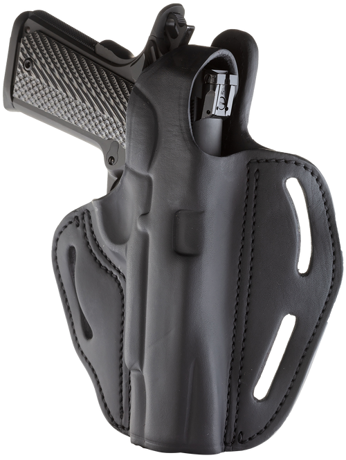 1791 Gunleather BHX OWB Belt Slide Holster, Stealth Black - BHX1CLSBLR