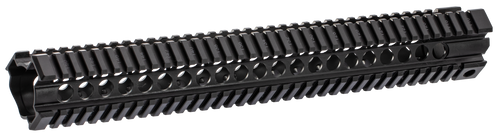 Midwest Industries T-Series AR-15 Free Float Handguard, 15" Quad Rail, Black Anodized - MICRT15