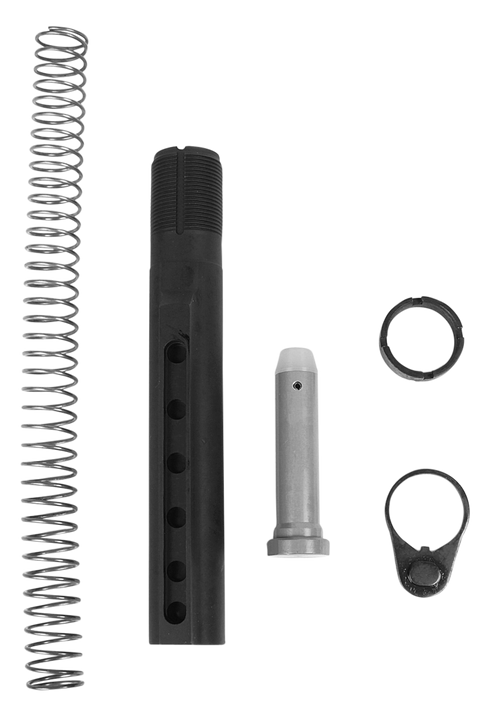 LBE Unlimited Commercial Buffer Tube Kit 6 Position AR-15, Black - CBUFKIT