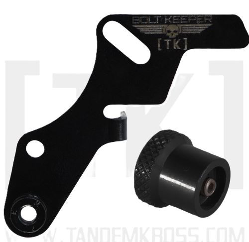 Tandemkross Bolt Keeper Extended Bolt Lock for Ruger 10/22, Black - TK18N0421BLK1