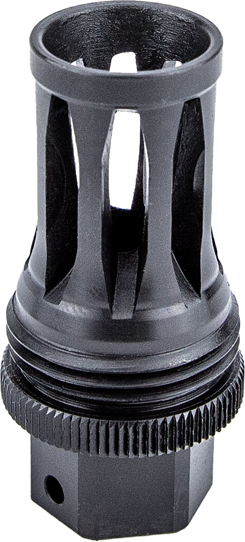 KGM Suppressors Quick Detach Flash Brake, Black Nitride Steel 1/2"x28 - A-QD-5FB-S-1