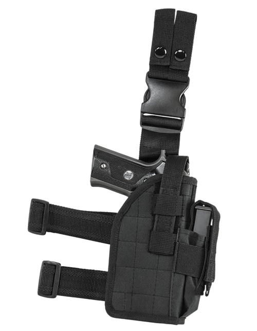 NcStar Drop Leg Holster, Black - CVDLHOL2954B