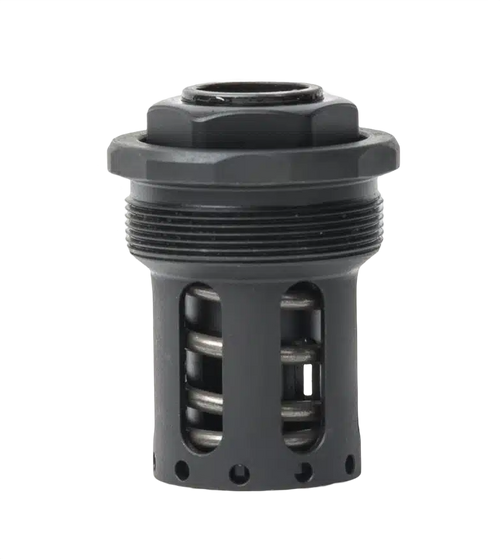 JK Armament HUB Piston Mount 9mm 1/2"x28, Aluminum/Stainless Steel Nitride Black - JK155HPM28BN