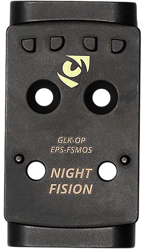 Night Fision Optic Plate EPS to Glock Full Size MOS, Black - GLK-OP-EPS-FSMOS