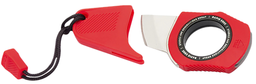 SOG Rapid Rescue Folding Knife Red Aluminum Stonewashed Blade - SOG18300143