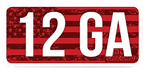 MTM Case-Gard Ammo Caliber Labels 12 GA Red - CL12GA